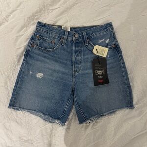 Levi’s 501 Mid Length Denim Shorts